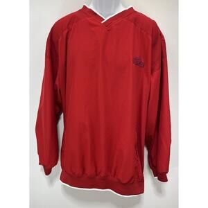 Vtg Russell Athletic Ole Miss University Official Team Issue Pullover Jacket XL